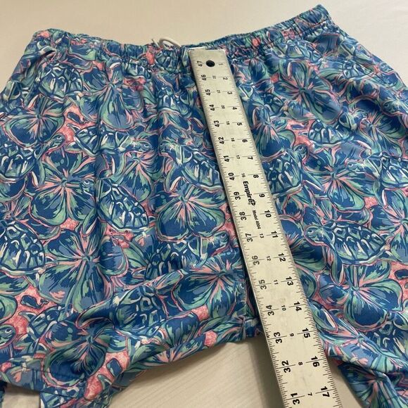 Vineyard Vines Blue Floral Turtle Swim Trunks Board Shorts Size XL - Picture 4 of 8